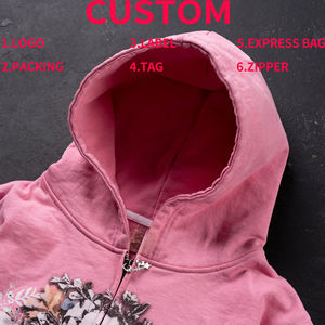 Winter Eco Friendly Breathable Knitted Cotton Hoodie <b>for</b> <b>Men</b> with Anti-Pilling Features <b>Plain</b> Dyed Streetwear Cotton <b>Hoodies</b> - Product Image 3