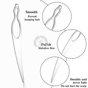 Herramientas de extensión de cabello al por mayor Piezas Dreadlocks Pelos entrelazados para Locs Herramienta de cabello para Dreadlocking Accesorios de apriete - Product Image 3
