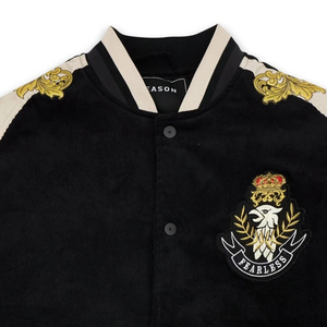 2025 hiver Vintage Streetwear Style hommes 100% laine université Letterman veste corps en cuir manches en gros étudiants - Product Image 5