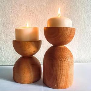 Meilleure vente Bougeoir élégant en bois pour parfum de maison de haute qualité incrustation d'os orné de conception fabriquée - Product Image 3