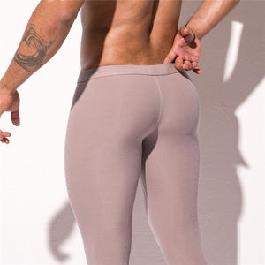 Profesional de alta calidad hecho al por mayor peso ligero cómodo 2024 ropa de compresión de cintura media mallas de fibra de bambú para hombres - Product Image 3