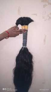 Mèches vierges Remy en vrac, cheveux 100% humains, de qualité indienne, avec extrémités super doublement étirées, 10 pouces, 36 pouces - Product Image 3