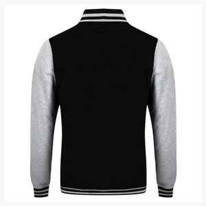 Chaqueta Varsity personalizada para hombre Chaquetas de estilo unisex con cuello acanalado para ropa de calle Chaqueta Varsity para venta en línea - Product Image 4