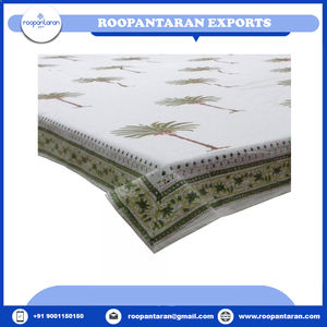 Nappe en coton imprimé de blocs faits à la main de qualité supérieure Offre Spéciale bloc de soins artisanal personnalisé pur coton imprimé - Product Image 6