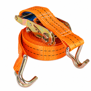 Correa de Amarre Provina Personalizada de 38 mm con Ganchos en J, Certificación CE Industrial, Correa de Trinquete de Poliéster de 1500 kg para Remolque - Product Image 1