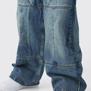 Wholesale Baggy Tactical Cargo Pants <b>Men</b> Streetwear Convertible Detachable Shorts Custom Work Denim <b>Trouser</b> Jeans <b>Summer</b> Wear - Product Image 5