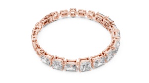 Pulsera de Lujo Chapada en Oro Amarillo Sólido de 18K con Diamante de Corte Esmeralda Radiante Cultivado en Laboratorio con Certificación IGI para Regalo de Compromiso - Product Image 4