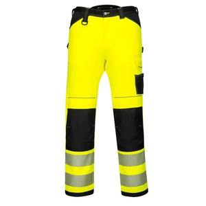 Pantalon de travail de haute visibilité, réfléchissant, de qualité supérieure, pour homme, droit, léger, en coton respirant, style vêtement de travail - Product Image 3