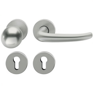 Juego de Rosetas de Aluminio en Forma de U PZ DIN Izquierda/Derecha con D/K FSB 12 1023 para Tiradores y Perillas de Muebles para Armarios - Product Image 3