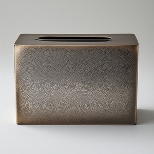 Elegante Caja de Pañuelos Metálica Multifuncional Hecha a Mano Personalizable con Acabado Suave, Forma Atractiva y Durabilidad Prolongada - Product Image 3