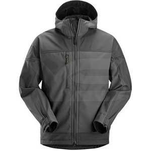 Chaqueta de invierno informal clásica Tela Softshell y cierre de cremallera Servicio OEM disponible en patrón de letras con opción multicolor - Product Image 1