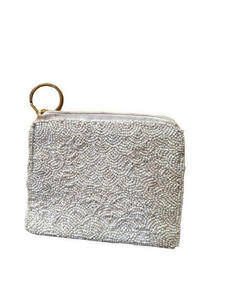 Mini porte-monnaie en silicone de luxe avec fermeture éclair porte-monnaie perlé fabriqué à la main artisanat de haute qualité pour les amoureux de la mode spécial - Product Image 4