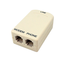 Divisor de Señal ADSL Modelo JJ02 para Línea Telefónica 1 a 2 RJ11 6P4C Material ABS Conversión de Datos Certificado CE RoHS