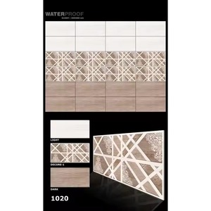 Décoration intérieure décorative 30x60cm Carreaux muraux à poinçonner Finition brillante Idéal pour les salles de bains 12x24 Carreaux d'intérieur en céramique 300x600mm - Product Image 3