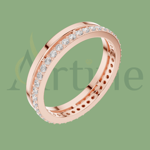 10K texto personalizado anillo joyería de moda - Product Image 1