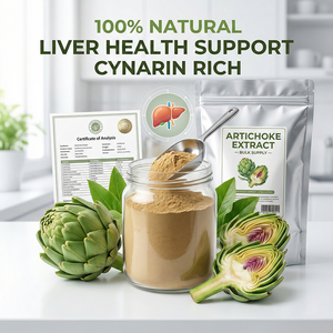 Cao cấp Pháp Atisô lá chiết xuất bột cynarin 2.5 phần trăm UV thử nghiệm thảo dược tự nhiên bổ sung cho thực phẩm và mỹ phẩm - Product Image 5