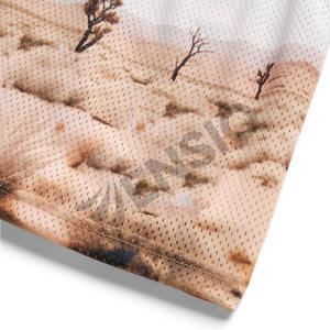 Short de sport personnalisé de haute qualité Short de basket-ball respirant vintage en maille sublimée pour homme et femme - Product Image 2