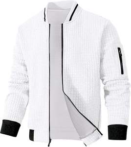 Chaqueta Universitaria de Béisbol Personalizada de Alta Calidad para Hombre, Chaqueta de Moda Escolar con Bordado Personalizado, Chaqueta Texturizada con Letras Bordadas - Product Image 1