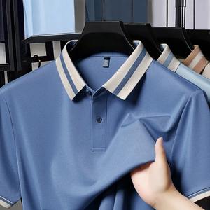 2024 personalizado 100% algodón 210G Polo para hombre marca calidad manga corta alta calidad Polo camisetas para hombres - Product Image 6