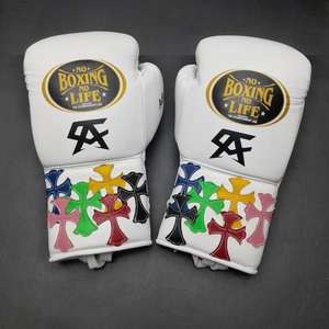 Guantes de Boxeo Personalizados Estilo No Boxing No Life, Hechos con Cuero Genuino de Vaca, Guantes de Sparring - Product Image 1