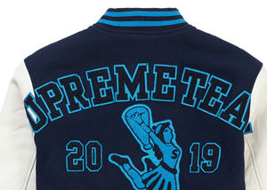 เสื้อแจ็กเก็ตบอมเบอร์ทีมเบสบอลมีฮู้ดผ้าแคนวาสสำหรับฤดูหนาว - Product Image 4