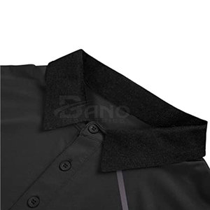 Camiseta de golf de secado rápido para hombre hecha a medida, camiseta de Polo de manga corta ligera con estampado informal y patrón sólido, tela de punto - Product Image 4