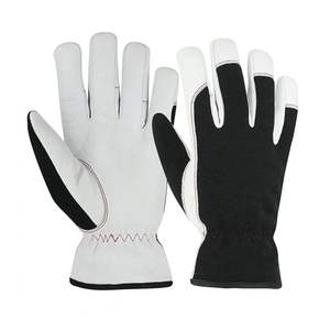 Broderie personnalisée coupe ajustée respirant confortable en cuir synthétique poignée durable léger gants de protection de mécanicien - Product Image 6