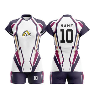 Fábrica de uniformes de voleibol, proveedor OEM, servicio de pedidos a granel que ofrece opciones de tela personalizadas, bordado o logotipo de sublimación - Product Image 4