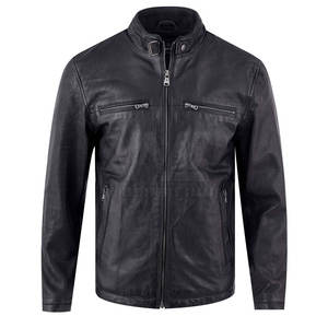 Chaqueta de Cuero para Hombre, Nueva Moda, Chaqueta de Cuero Cortavientos, Gran Venta - Product Image 1