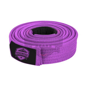 Ceinture de karaté d'arts martiaux pakistanais personnalisée avec logo, douce, confortable, de haute qualité, avec doublure en coton, meilleur design - Product Image 3