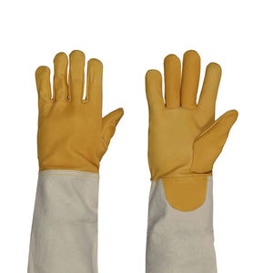 Guantes DE SEGURIDAD ventilados de piel de oveja al por mayor 2024, guantes de apicultura flexibles antipicaduras de abeja con servicio personalizado OEM - Product Image 3