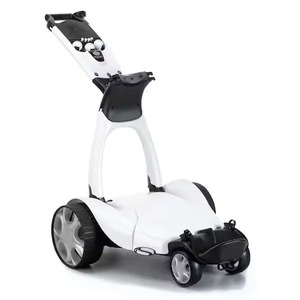 BON #   Chariot de golf électrique Stewartts X9 de qualité supérieure avec télécommande et batterie supplémentaire incluse - À vendre - Product Image 1