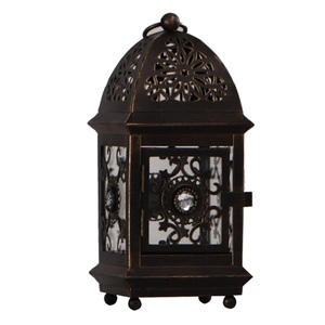 Elegantly Designed <b>Moroccan</b> Style Decorative Metal Lantern for Home Decoration Perfect for Home Decor Parties & Events Table Top - Product Image 3