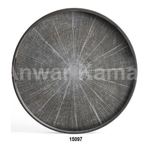 ชามไม้ทรงกลมคุณภาพพรีเมียมสำหรับใช้ในเชิงพาณิชย์ พร้อมหูจับลายดอกไม้ ใช้กับเครื่องล้างจานและไมโครเวฟได้ - Product Image 2