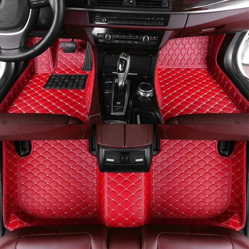 Pasokan Pabrik Mode Kustom Tikar Lantai Mobil 4 Mode Baru Tikar Lantai Mobil Karpet untuk Otomotif Interior Kaki Tikar