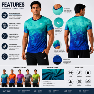 Camiseta Deportiva Transpirable de Secado Rápido para Hombre, Ropa Deportiva para Entrenamiento, Running y Actividades - Product Image 2