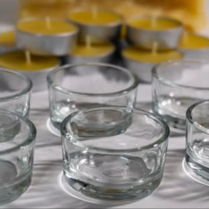 Porte-lumière en verre fait à la main écologique couleur personnalisée haute qualité décor à la maison pour les cadeaux de pendaison de crémaillère - Product Image 1