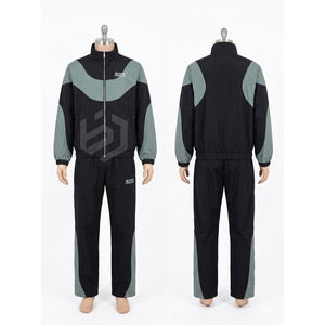 Conjunto de Chaqueta y Pantalones Cortavientos de Moda, Chándal con Logotipo Personalizado, Chándal Cortavientos Unisex, Conjunto Deportivo Urbano, Directo de Fábrica - Product Image 1