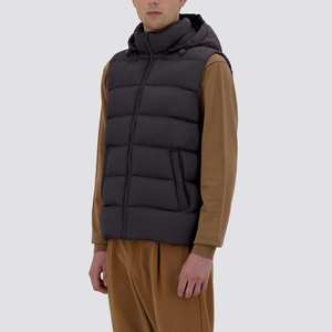 Diseña tu propio chaleco acolchado con cremallera 2025 personalizado, calentador de cuerpo para hombre, chaleco personalizado con tecnología de burbujas, ropa al por mayor - Product Image 5