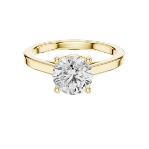 Anillo Solitario con Diamante de Laboratorio de 1.5 CT para Mujer, Claridad VVS-VS EF, Oro de 18KT, 14KT, 10KT y Plata 925, Oro Rosa, Amarillo, Blanco - Product Image 1