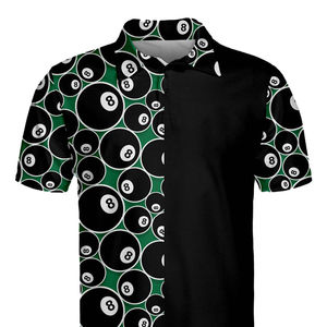 Camisas de Lona Transpirables de Secado Rápido para Hombre, con Logotipo Personalizado, Sublimadas para Clubes de Billar, Temporada de Verano, Venta al Por Mayor - Product Image 2