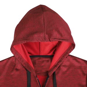 Sweat à capuche personnalisé pour femme avec fermeture éclair, hiver, 300 GSM, 100% coton, molleton lourd, grande taille, avec logo personnalisé - Product Image 2