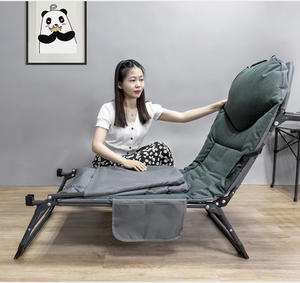 Cama de carpa para pesca, saco de dormir ligero de 6 piernas, 5 estaciones, sistema de altura ajustable - Product Image 5