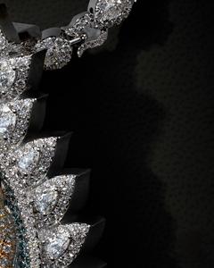 Cadena Cubana de Lujo Personalizable para Hombre, Hecha a Mano en Plata de Ley 925 con Oro Blanco de 14K y Moissanita VVS1, Estilo Hip Hop - Product Image 4