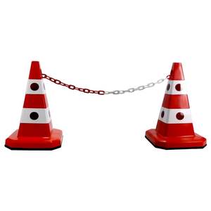 ชุดกรวยจราจรแบบตาแมวพร้อมโซ่พลาสติก Ultra Guardrail - Product Image 1