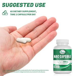 תוסף <span class=keywords><strong>NAC</strong></span> (N-אצטיל ציסטאין) OEM/ODM למערכת הנשימה |   N-אצטיל-L-ציסטאין (<span class=keywords><strong>NAC</strong></span>) כמוסות לעור ולשיער - Product Image 4
