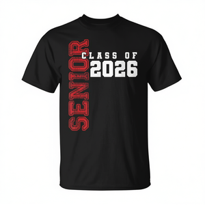 T-shirt Promozionale per la Laurea 2026 - T-shirt per la Classe di Fine Anno 2026 per i Laureati - Product Image 2
