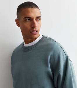 Sudadera de Terry Francés de Gran Tamaño, Jersey Vintage con Bolsillo de Canguro, Apliques Bordados, Boxy, Recortada, Hombro Caído - Product Image 2