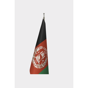 Drapeau de voiture imprimé numériquement en aluminium - Design officiel Afghanistan - Product Image 3