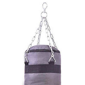 Saco de Boxeo Profesional de Cuero Genuino de Alta Resistencia, Saco de Boxeo Relleno de Cuero Genuino - Product Image 4